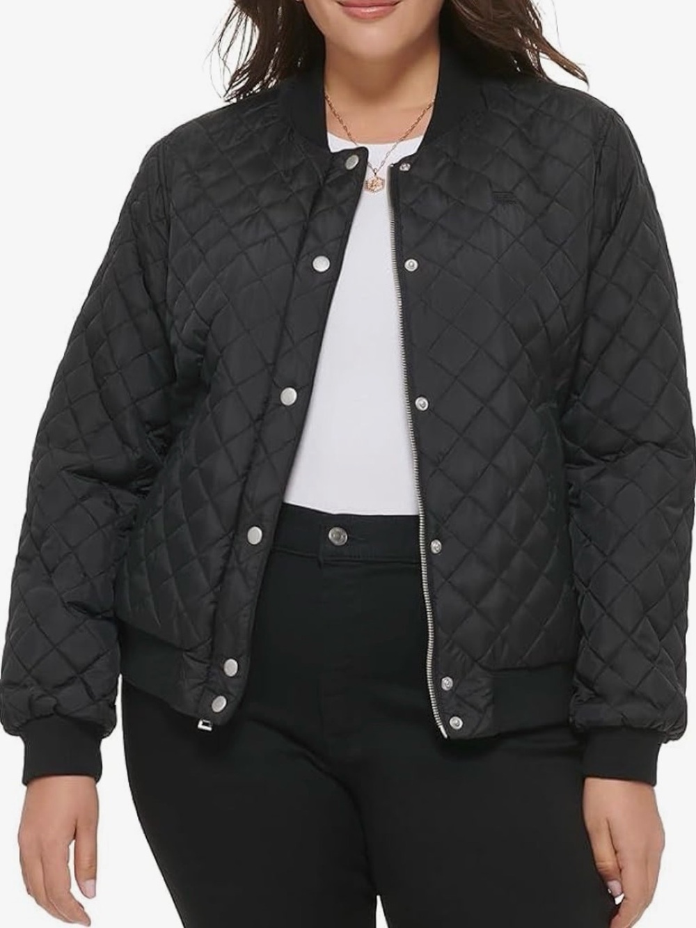 Levi’s Quilted Bomber Jacket - Black